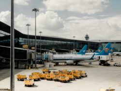 China Southern Flugzeuge am Flughafen